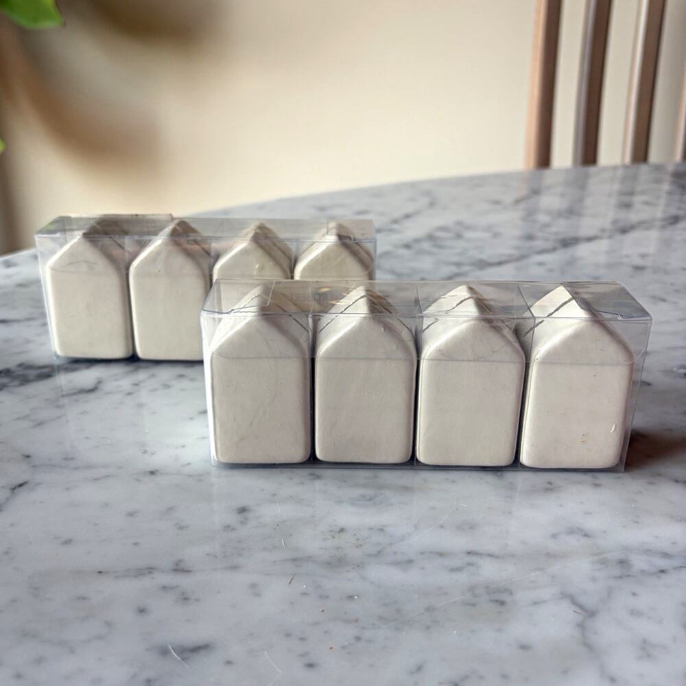 Robert Stanley Ceramic WhitePlace Card Holders 8-Pack Fall Rustic